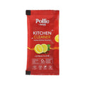 Close-up of Pollic Kadam Kitchen Cleaner sachet with citrus clove formula