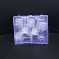 Set of 6 battery-operated LED crystal-effect lamps providing ambient glow
