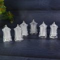 Decorative lantern lamps with transparent plastic body and safe LED candle light
