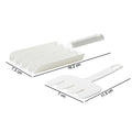 Food slicing press tool ensuring even cooking and uniform snack slices