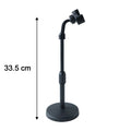 Size comparison of mobile phone holder stand