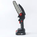 Mini battery powered cordless chainsaw for pruning