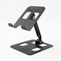 Durable metal phone stand for tabletop use