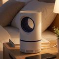 Indoor insect killer with UV attraction and strong suction fan.