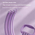 Home gym resistance trainer with three tubes for full body toning