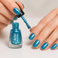 Portable glitter metallic nail polish for party-ready and festive nail looks