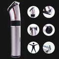 Rechargeable hair trimmer featuring adjustable comb attachment
