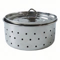 Stainless Steel Paneer Maker Mould with Lid for Cheese and Tofu Press (1 Pc) view 5