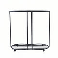 Modern metal beverage cup organizer rack for countertops