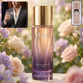 Premium spray bottle of Flower Eau De Parfum with floral design