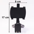 Versatile car mobile holder clip for GPS navigation and hands-free calls