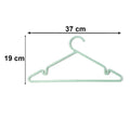 Hanger set for closet storage, supporting heavy clothes
