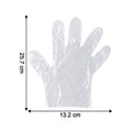 Plastic gloves for cooking and kitchen use