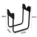 Metal dispenser stand sturdy frame