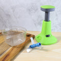 Compact vegetable chopper perfect for chopping fruits, nuts, and herbs