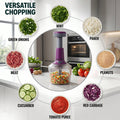 Top view of Push Chopper 1100 ML manual food chopper