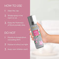 Long-lasting floral fragrance spray of Rajnigandha for space refresh