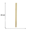 Length comparison image of 24 cm bamboo chopsticks