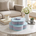 Flower snack organizer compartments open