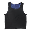 Texture of neoprene fabric on men’s sweat shaper tank top