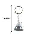 Mahadev religious keychain in durable metal finish