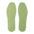 Fabric insoles with ventilation holes to keep feet dry and comfortable