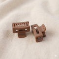 Mini hair grip clips set showcasing durable plastic material