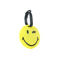 Colorful smiley luggage identifier tag