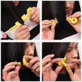 Flexible foam hair roller styling tool for overnight curls