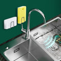 Metal adhesive wall hook suitable for bathroom use