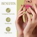 Premium glitter nail paint bottle for party and festive use