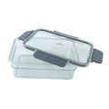 Plastic storage jars with airtight seals
