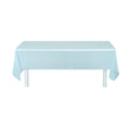 Disposable dining table cover protecting table surface from spills