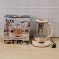Electric glass tea kettle with LED and precise temperature control