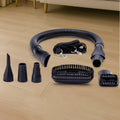 Side angle of Orbit 800W handheld mini vacuum cleaner highlighting compact size