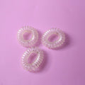 Clear plastic hair bands for casual and formal styles