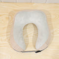 Lightweight beige U shaped pillow for comfortable rest