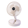 Collapsible USB fan that folds flat for travel