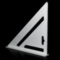 The BoltForce Rafter Square demonstrating roof pitch measurement capabilities.