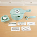 multi-use chopping and grating kitchen gadget set