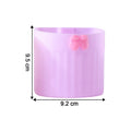 Adhesive toothbrush holder stand attached to smooth bathroom wall