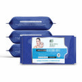 Refreshing facial cleansing wipes by Beautiful Basics, suitable for sensitive skin.