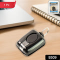 Portable multi-function LED flashlight keychain for travel and emergency use