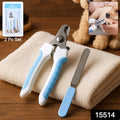 Pet grooming kit showing nail clipper and file for dogs and cats