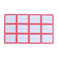 Office writable label sheets to label folders and office supplies