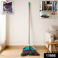 Close-up of twist mop cotton yarn floor cleaning head