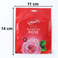 Side view of Maxs gel air freshener showing size and design