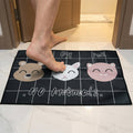 Anti-skid printed mats suitable for kitchen and hallway