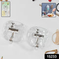 Plastic heavy-duty self adhesive wall hook holding keys and towel
