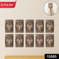 Oil-proof plastic self-adhesive hook on wall
